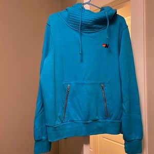 Bright blue AN Ninja hoodie